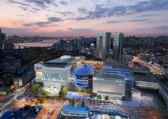 신라아이파크면세점 전경.
